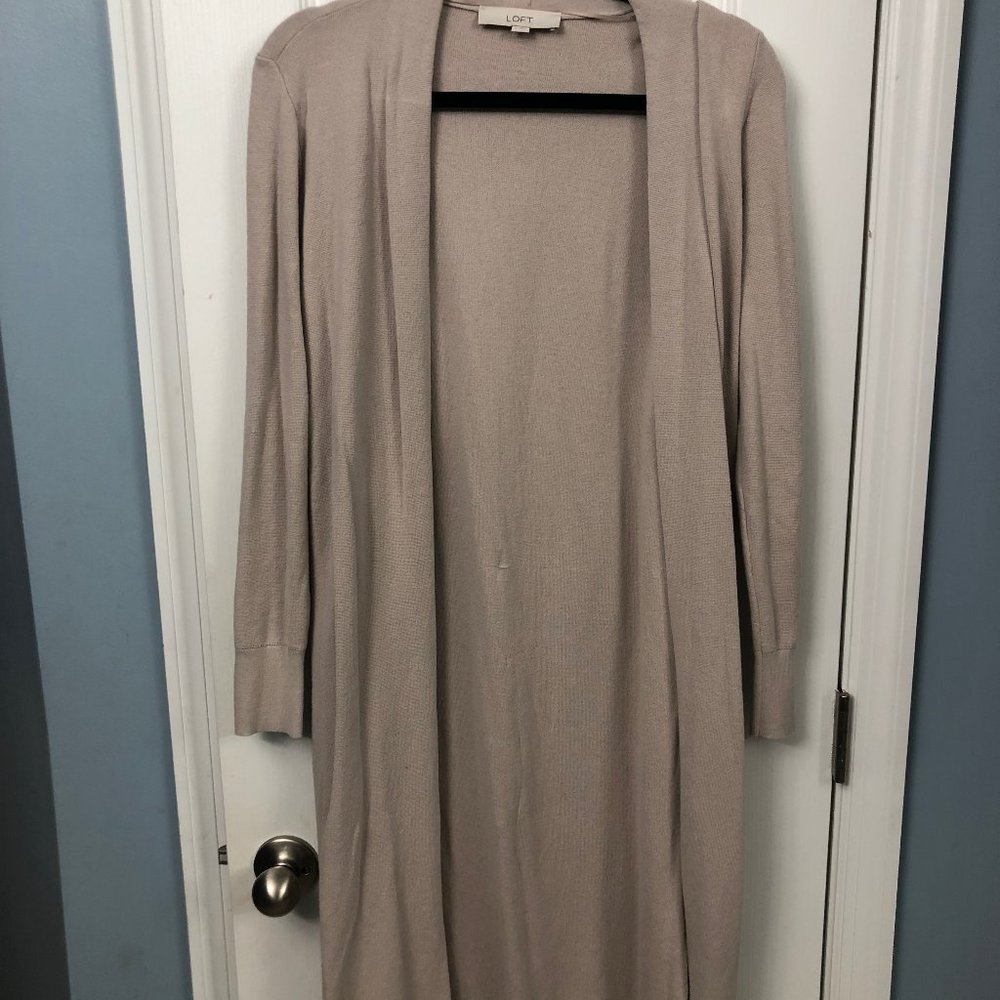loft duster cardigan. used.